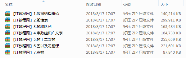 数据结构基础视频教程七讲_数据结构教程