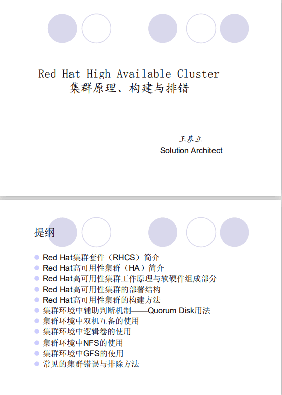 Red Hat高可用集群原理、构建与排错 中文_服务器教程