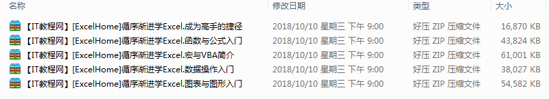 [ExcelHome]循序渐进学Excel系列视频教程_电脑办公教程