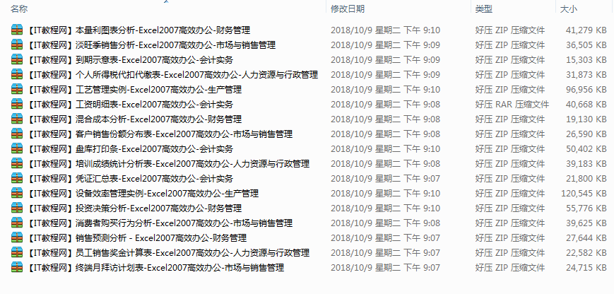 《Excel 2007高效办公》视频讲解（17集）_电脑办公教程