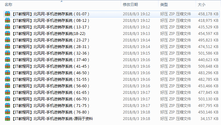 手机进销存系统项目视频【80集】