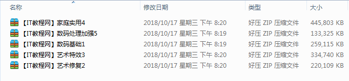 PhotoShop数码照片处理视频教程合集_美工教程