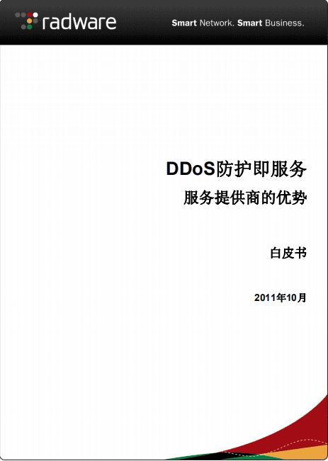 DDoS防护即服务白皮书 中文 PDF_黑客教程