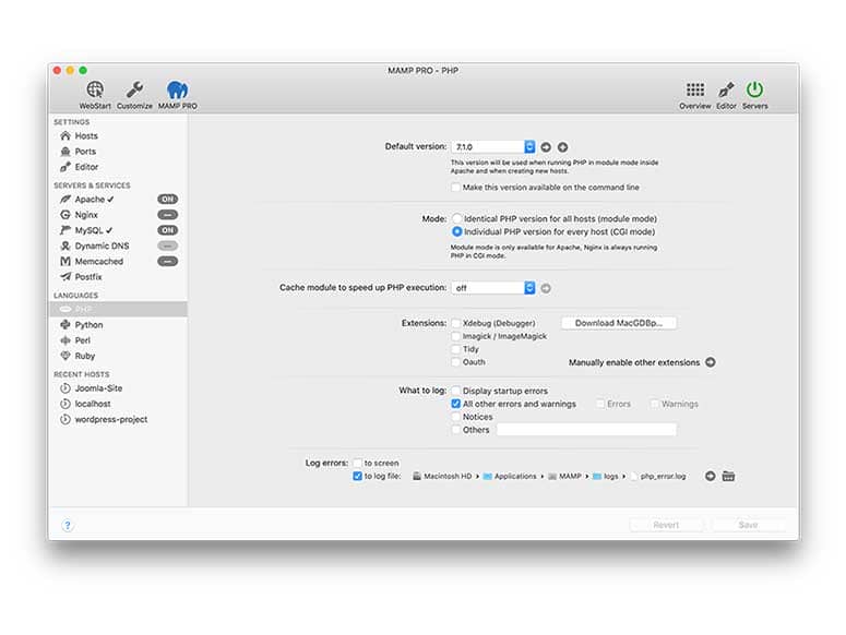 MAMP Pro for Mac 4.4_PHP教程