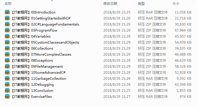 国外某知名网站：C#基础视频教程（全13集）_NET教程