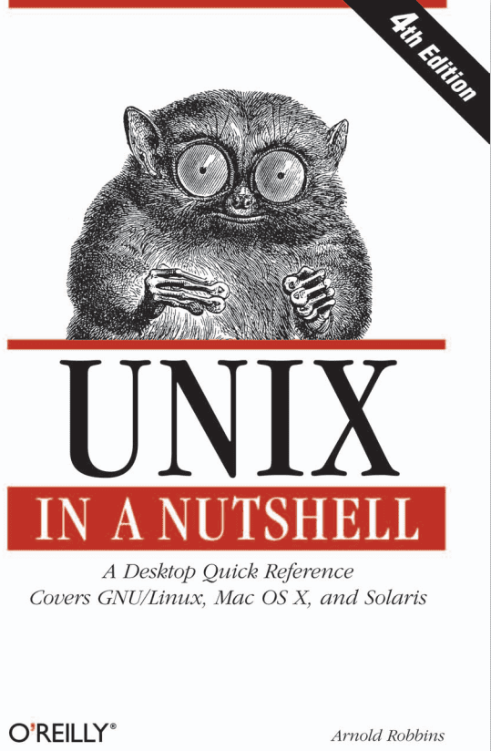 Unix in a Nutshell 4th Edition 英文原版PDF_操作系统教程