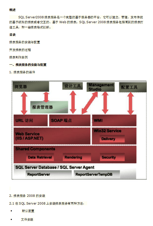sql server 2008 报表使用说明_数据库教程