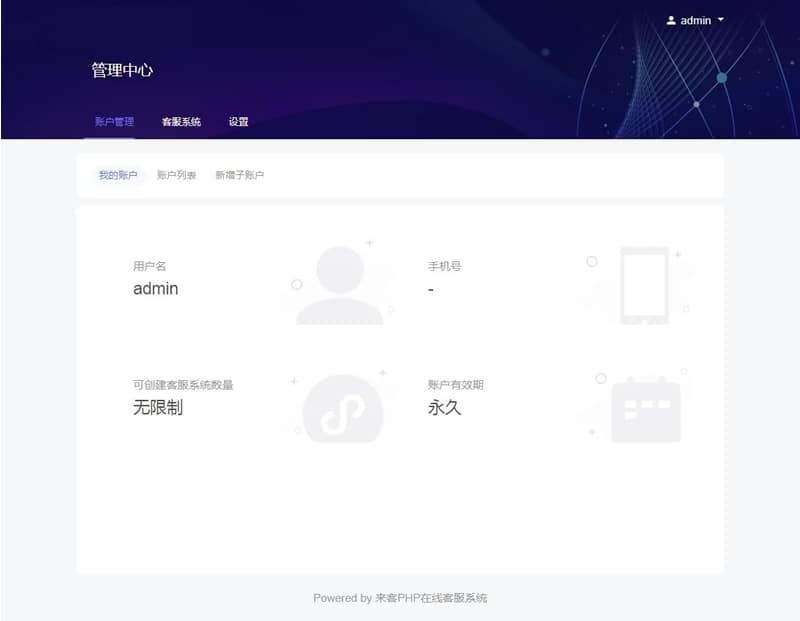 PHP来客在线客服系统源码 带安装教程插图(1)