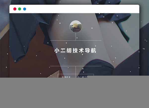 【技术导航网站系统】PHP简洁导航1.2版网站源码带后台管理功能