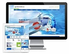 易优cms响应式净水材料设备公司网站模板源码 自适应手机端