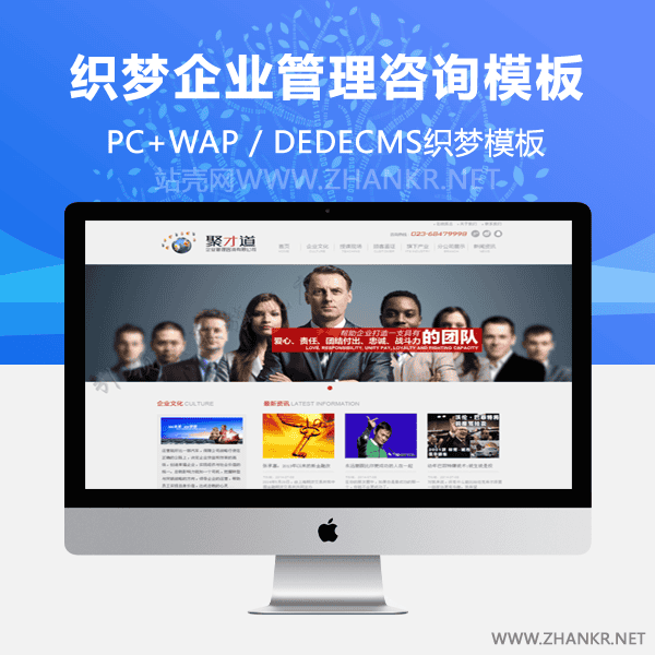 织梦高端大气企业管理咨询公司网站织梦模板