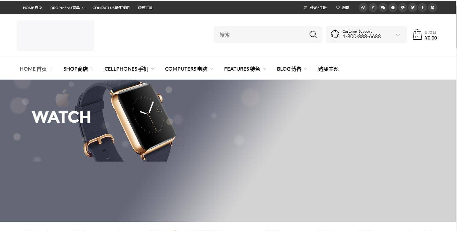 C255 wordpress主题_购物商城主题源码电子商务外贸网站汉化版
