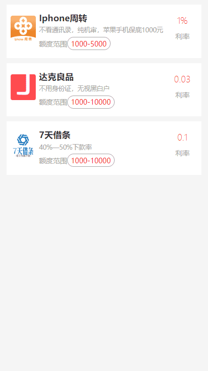 【借贷超市】收集集合网络借贷系统综合网站源码