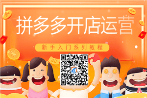 新手拼多多开店入门系统培训教程