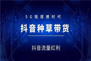 【抖音带货】抖音直播带货实操课：3 天打爆直播间 7 天稳定自 然流玩法