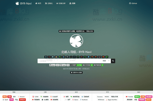 BYR-Navi一个时髦共性的网站手段导航源码