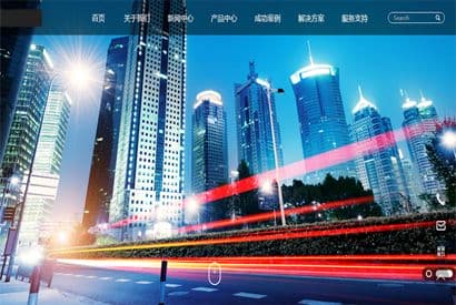 织梦模板自适应手机版 响应式HTML5高端电子机械企网站源码 高新技术设备企业网站